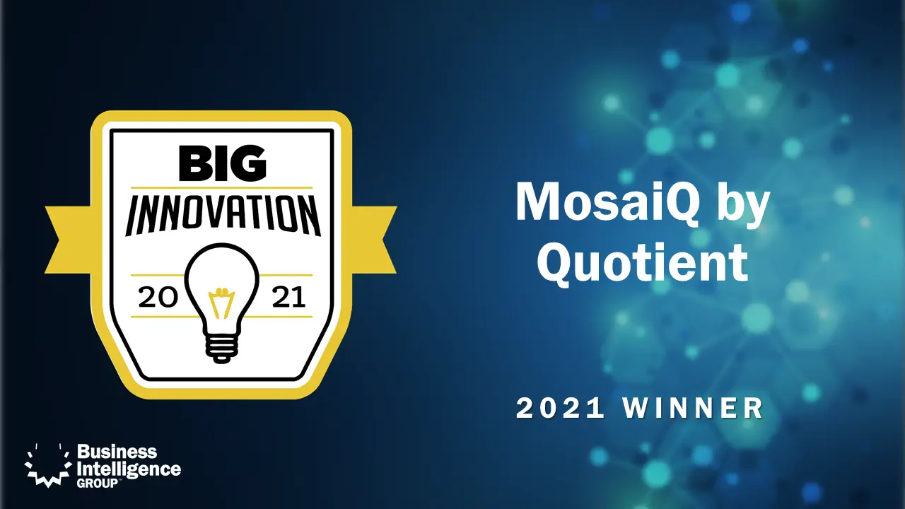 Quotient Limited Wins 2021 BIG Innovation Award