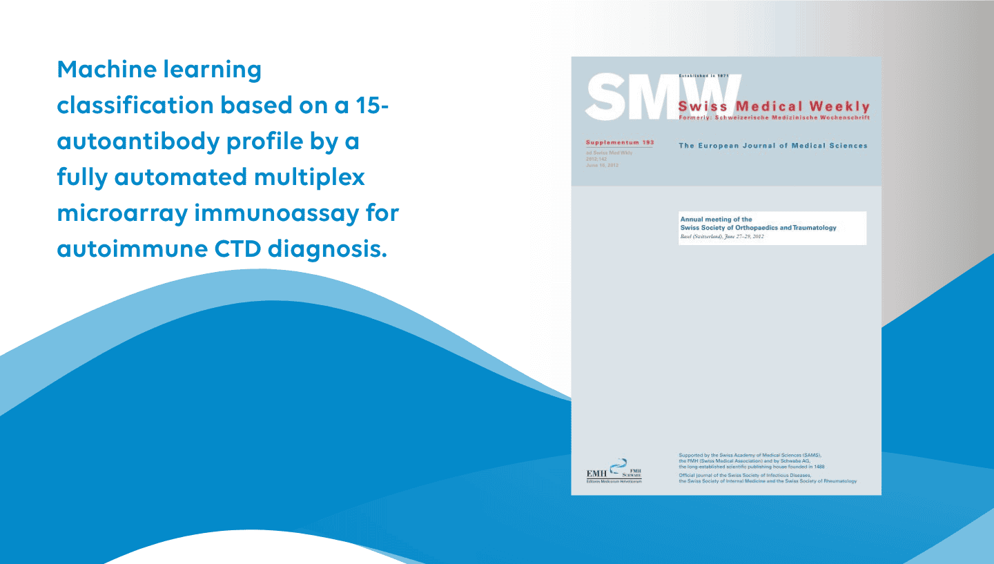 Machine learning classification based on a 15-autoantibody profile by a fully automated multiplex microarray immunoassay for autoimmune CTD diagnosis